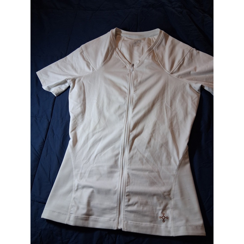 Tommie Copper Shirt Womens‎ Extra Large Full Zip Full Back Shirt Short Sleeve